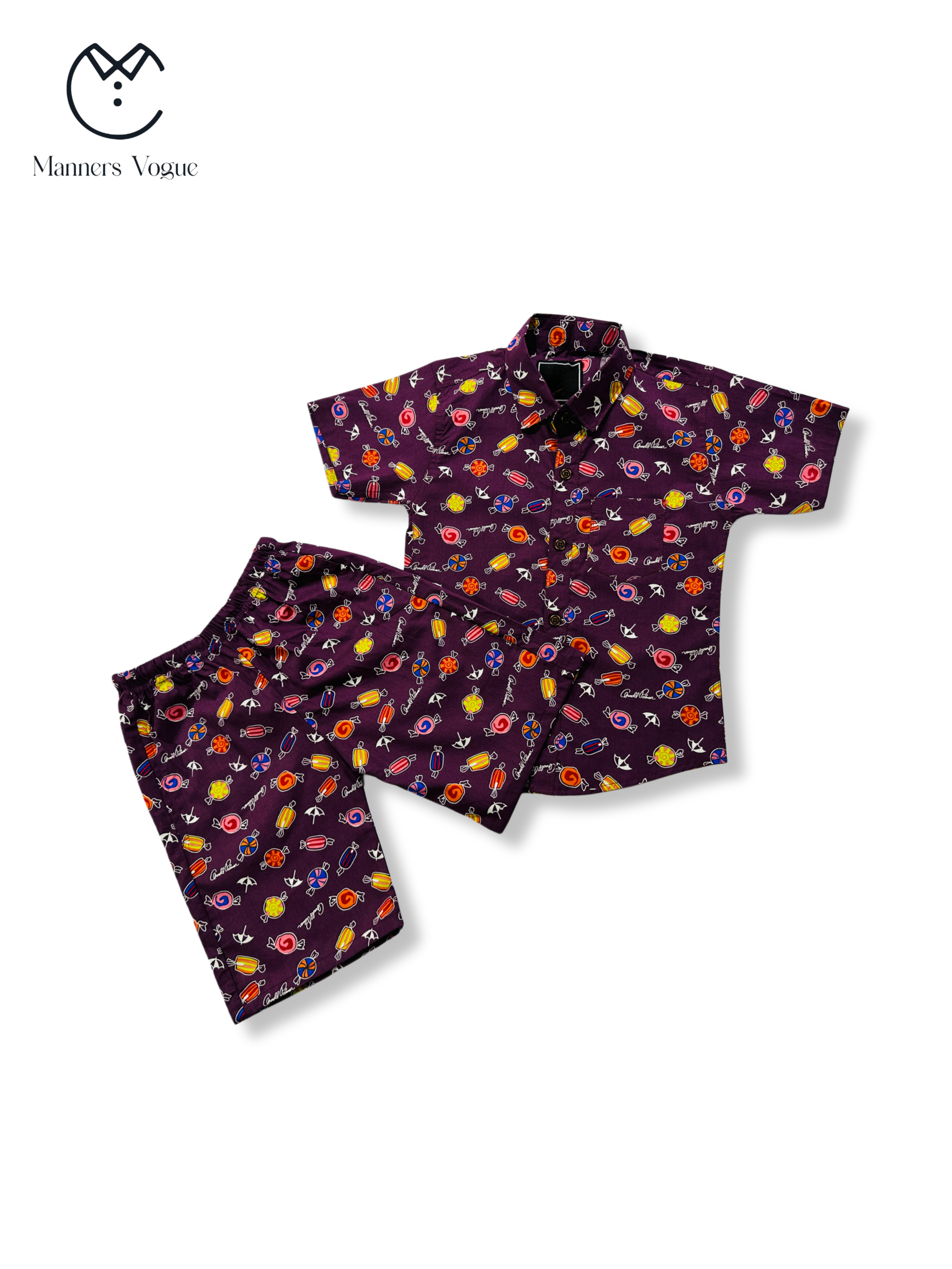 Matching Colorful Sweet Treat Summer Outfit